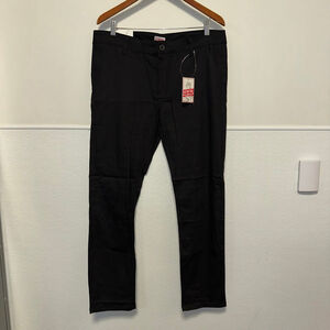 Men's Bastion Trail Black Dress Pants Chinos Size 34 X 31 NEW NWT 4 Way Stretch